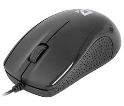 Миша Defender Optimum MB-160, чорний, USB, оптична, 1000 dpi, 3 кнопки, 1.5 м (52160)