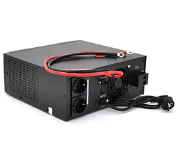UPS з правильною синусоїдою гібридний BRAZZERS BRZSOLAR1000, 1000VA/800W, 12V, струм заряду 10/20A - мініатюра 2