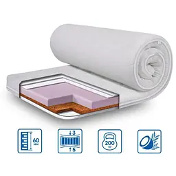 Топпер EuroSleep Cocos 90х200
