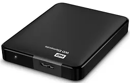 Зовнішній жорсткий диск Western Digital 2.5` USB 1.0TB Elements Black (BUZG0010BBK-WESN) - мініатюра 2