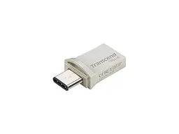 USB флеш накопичувач Transcend 128 GB USB Type-C JetFlash 890 Silver (TS128GJF890S) - мініатюра 3