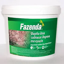 Фарба водно-дисперсійна для садових дерев та кущів ТМ FAZENDA 1,4кг