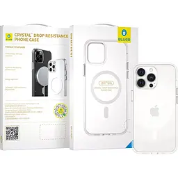 Чохол Blueo Crystal Drop Pro Resistance with MagSafe для Apple iPhone 15 Pro Transparent (B41-I15PTR) [102951] - мініатюра 7