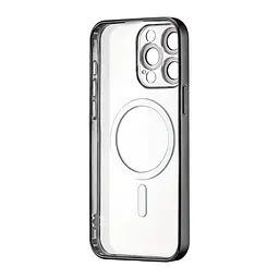 Чохол Ductil Metallic Edge with MagSafe (Protected Camera & Lens) iPhone 15 Pro Max Black - мініатюра 3