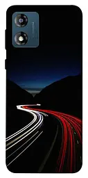 Чохол Demsky Червоно-біла дорога для Motorola Moto E13