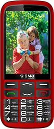 Мобільний телефон Sigma mobile Comfort 50 Optima Type-C Dual Sim red UA - мініатюра 1