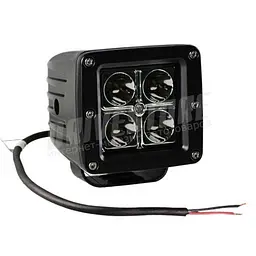 Додаткова LED фара 16W (4W x 4) 10-30V 82x76x80 mm ближній 1 шт. D23