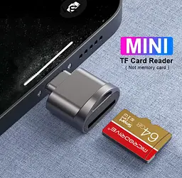 Адаптер для читання Micro TF SD-карт, конвертер для Iphone Ipad OTG в Micro SD - мініатюра 12