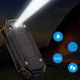 Зовнішній акумулятор із сонячною панеллю Solar power bank 20000 mAh PN-W23 15W Qi - мініатюра 9