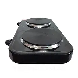 Електроплита Rainberg 2400 Вт 1200 Вт + 1200 Вт RB-999 - мініатюра 3