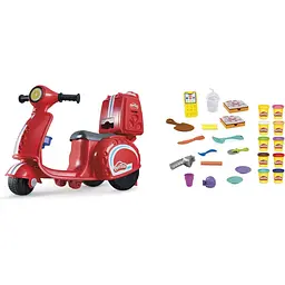 Набір для творчості з пластиліном Hasbro Play-Doh Pizza Delivery Scooter Playset (F8803) - мініатюра 2