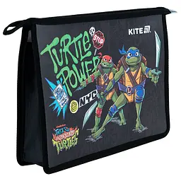 Папка Kite Ninja Turtles A4+ на блискавці (NT25-428)