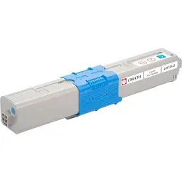 Тонер-картридж BASF OKI C301/C321/MC332/MC342/ 44973543 Cyan (KT-44973543) - мініатюра 2