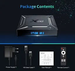 Смарт-ТВ-приставка SmartTV X96 M-200 Android 14 2/16 Гб 4K UltraHD - мініатюра 7