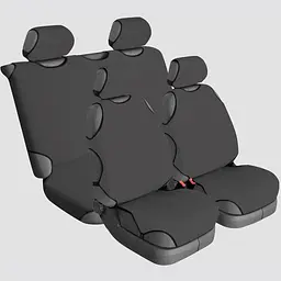Авточохли майки для передніх сидінь Beltex COTTON Графіт Темно-сірі (BX11510) - мініатюра 5