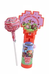 Льодяники на паличці Pop Ups Minecraft Friendship Exchange Mini Lollipop 12шт, 96г - мініатюра 4