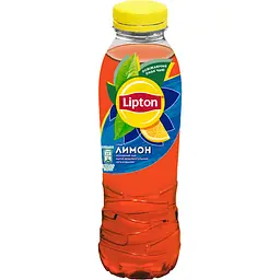 Чорний холодний чай Lipton з лимоном 0.5 л (902957) - мініатюра 4