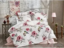 Комплект постільної білизни з компаньйоном (R-T9224) Євро TAG tekstil pbe0037182 - мініатюра 2