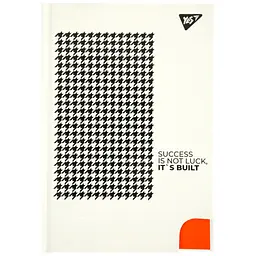 Блокнот Yes Success is built white А5, 64 листа, в линейку (152049)