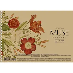 Альбом Muse Drawing на спіралі A4 30 аркушів в асортименті (PB-SC-030-320) - мініатюра 2