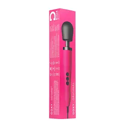 Вібромасажер DOXY Original Pink, дуже потужний, живлення 220В, пульсівні вібрації - мініатюра 7