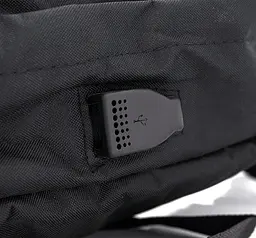 Рюкзак для ноутбука Voltronic T3 15.6 дюймів вихід під USB-кабель чорний - мініатюра 3