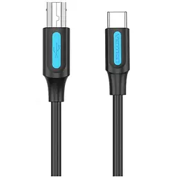 Кабель USB 2.0 Type-C M - USB BM, 2.0 м 2.4А Printer cable Vention - миниатюра 2