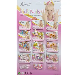 Нігті накладні дитячі з малюнками K·Nail Pretty Nails №05