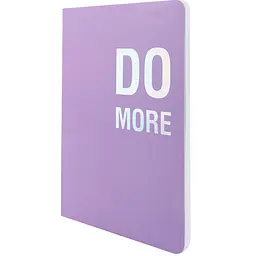 Книга записна Axent Motivation Do more A5 в клітинку 80 аркушів фіолетова (8700-8-A) - мініатюра 2