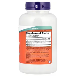 Бісгліцинат магнію NOW Magnesium Glycinate with BioPerine, 180 вегакапсул - мініатюра 2