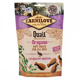 Ласощі для собак Carnilove Quail with Oregano 200 г (для чутливого травлення) - мініатюра 2