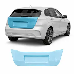Антигравійна захисна бронеплівка за лекалами для BMW 1 Series F40 2019-2024 - зона кришки багажника