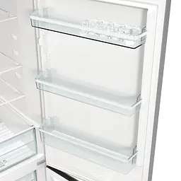 Холодильник з нижньою морозильною камерою Gorenje NRK6191ES4 сірий (NRK6191ES4) - мініатюра 8