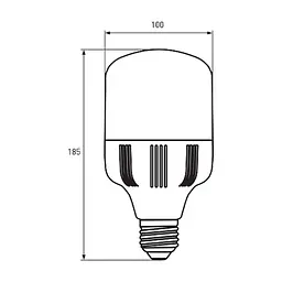 Лампочка Eurolamp E27 (LED-HP-30274) - мініатюра 4