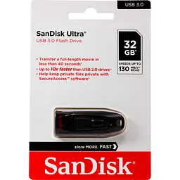 USB флеш-накопичувач SanDisk Ultra 32GB USB-A 3.0 (SDCZ48-032G-U46) [128717] - мініатюра 7