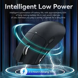 Мишка ігрова бездротова Attack Shark X11 22000 DPI PAW3311 із зарядною станцією black - мініатюра 4