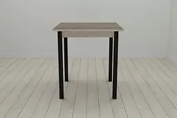 Стіл кухонний Ferrum-decor Дієго 75x90x90 Чорний ДСП Сонома Трюфель 16мм (FRD-106319)