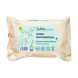 Туалетний папір Luba Eco Family Зволожений з ромашковою водою 50 шт. (5903968220914)