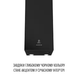 Витяжка пристінна PERFELLI PRIMO 36PEB NERO - мініатюра 2