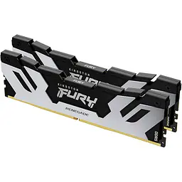 Модуль пам'яті Kingston Fury DDR5 32GB (2x16) 6400MHz Renegade Silver (KF564C32RSK2-32) Б/в