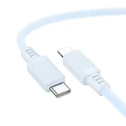 Дата кабель Borofone BX115 Lotto Type-C to Lightning 27W (1m) Blue - мініатюра 2