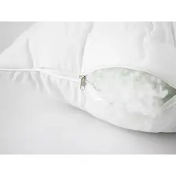 Подушка Руно Warm Silver силіконова стьобана з іонами срібла 50х70 см біла (310.52_Warm Silver) - мініатюра 4
