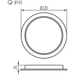 Світильник Kanlux Tavo LED DO 24W-NW down-light (36514) - мініатюра 2