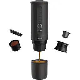 Портативна кавоварка Outin Nano Espresso Machine Space Grey (OTEM-01-SG) [168804] - мініатюра 5