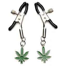 Затискачі для сосків Charmed Mary Jane Nipple Clamps, 8,8 см, зелений