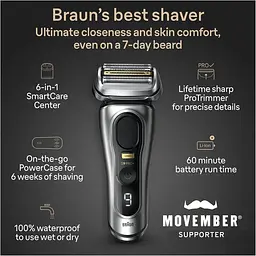 Електробритва Braun Series 9 Pro+ 9577cc Wet&Dry - мініатюра 2