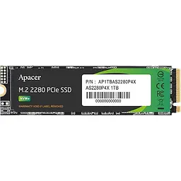Накопичувач SSD 1TB Apacer AS2280P4X M.2 PCIe 3.0 3D TLC (AP1TBAS2280P4X-1)