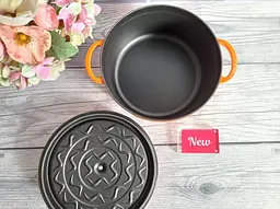 Каструля чавунна O.M.S. Collection 3165-24 3,6л Orange - мініатюра 9