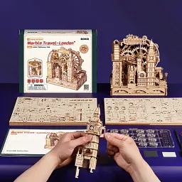 Конструктор Robotime Rokr дерев'яний 3D Marble Travel Лондон (EGB01) - мініатюра 8