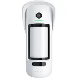 Ajax Бездротовий вуличний датчик руху з фотофіксацією MotionCam Outdoor білий